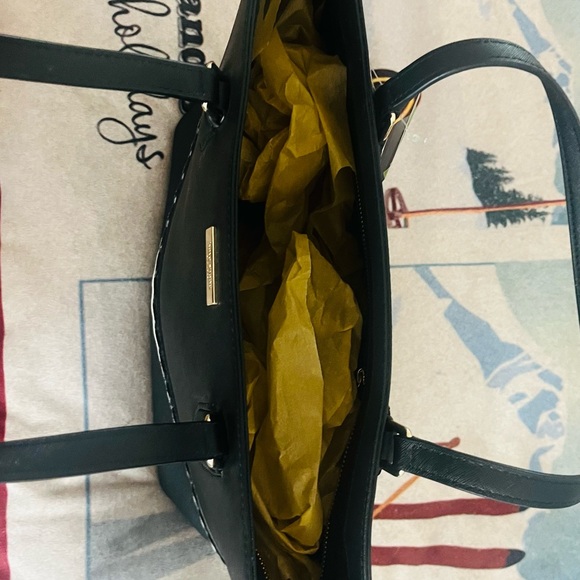 Kate Spade Black & White Trim Structured Tote – NWT – Classic Everyday Bag - Picture 3 of 4